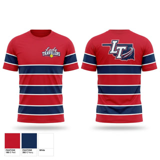 Short Sleeve Performance Shirt, Lady Travelers, Softball, Teamtime, Team time, sublimation, custom sports apparel, team uniforms, spirit wear, spiritwear, sports uniforms, custom shirts, team store, custom team store, fundraiser sports, apparel fundraiser