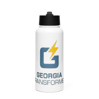 Georgia transformer 69955038 Stainless Steel Water Bottle with a Straw Lid