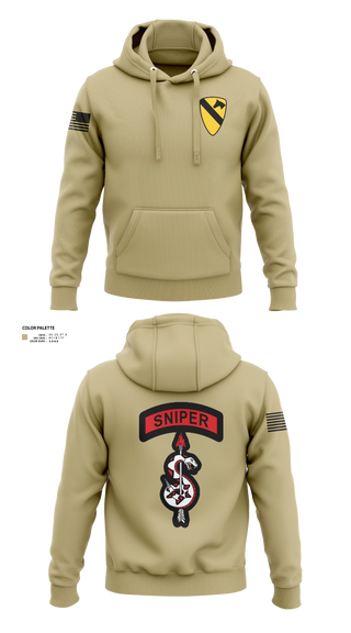 Hoodie, 1st Cav, Army, Teamtime, Team time, sublimation, custom sports apparel, team uniforms, spirit wear, spiritwear, sports uniforms, custom shirts, team store, custom team store, fundraiser sports, apparel fundraiser