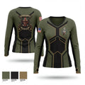 715th MP CO DET 57288648 Women's Long Sleeve V-neck Shirt - 1