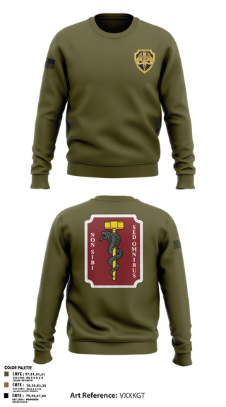 Crew Neck Sweatshirt, Hammer platoon, 566th MCAS, Army, Teamtime, Team time, sublimation, custom sports apparel, team uniforms, spirit wear, spiritwear, sports uniforms, custom shirts, team store, custom team store, fundraiser sports, apparel fundraiser