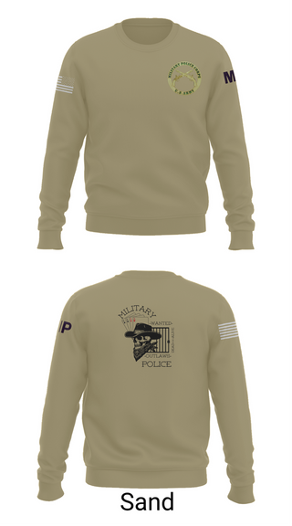 Crew Neck Sweatshirt, 3RD PLATOON OUTLAWS, Army, Teamtime, Team time, sublimation, custom sports apparel, team uniforms, spirit wear, spiritwear, sports uniforms, custom shirts, team store, custom team store, fundraiser sports, apparel fundraiser