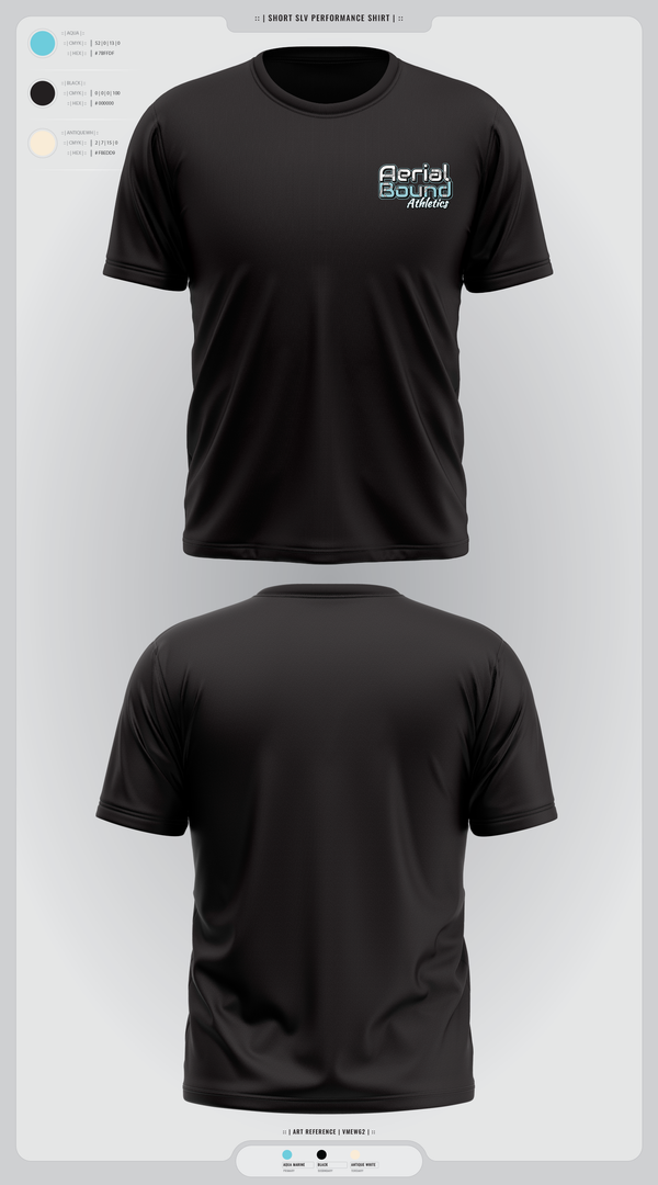 Short Sleeve Performance Shirt, Aerial Bound Athletics, Spirit Store, Teamtime, Team time, sublimation, custom sports apparel, team uniforms, spirit wear, spiritwear, sports uniforms, custom shirts, team store, custom team store, fundraiser sports, apparel fundraiser