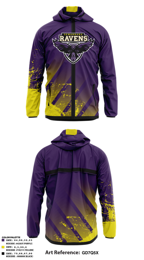 Windbreaker, Sewanhaka Ravens Soccer, Men's Soccer, Teamtime, Team time, sublimation, custom sports apparel, team uniforms, spirit wear, spiritwear, sports uniforms, custom shirts, team store, custom team store, fundraiser sports, apparel fundraiser