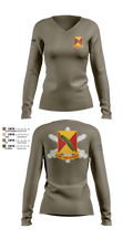 1-51 ADA BN 3748156 Women's Long Sleeve V-neck Shirt - 101