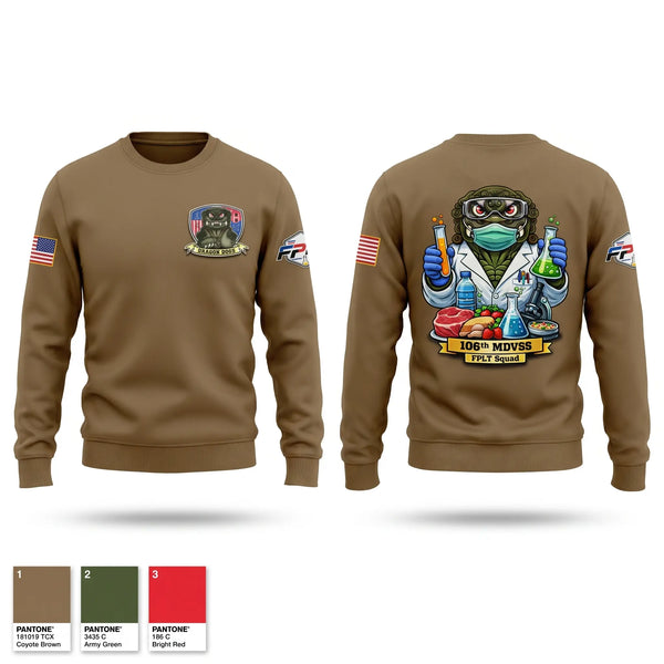 Crew Neck Sweatshirt, 106th MDVSS, Army, Teamtime, Team time, sublimation, custom sports apparel, team uniforms, spirit wear, spiritwear, sports uniforms, custom shirts, team store, custom team store, fundraiser sports, apparel fundraiser