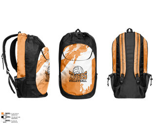 Gear Bag, Tigers, Women's Volleyball, Teamtime, Team time, sublimation, custom sports apparel, team uniforms, spirit wear, spiritwear, sports uniforms, custom shirts, team store, custom team store, fundraiser sports, apparel fundraiser