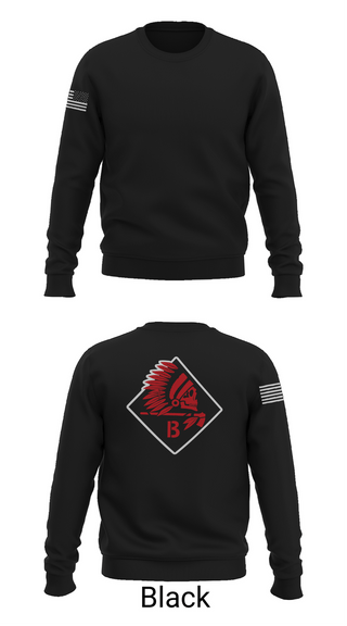 Crew Neck Sweatshirt, Bco 2-501 PIR, Army, Teamtime, Team time, sublimation, custom sports apparel, team uniforms, spirit wear, spiritwear, sports uniforms, custom shirts, team store, custom team store, fundraiser sports, apparel fundraiser