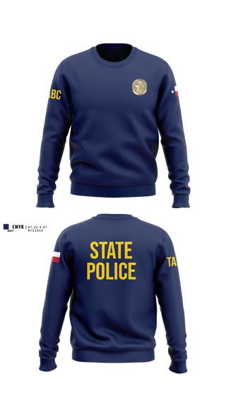 Crew Neck Sweatshirt, Texas alcoholic beverage commission, Police, Teamtime, Team time, sublimation, custom sports apparel, team uniforms, spirit wear, spiritwear, sports uniforms, custom shirts, team store, custom team store, fundraiser sports, apparel fundraiser