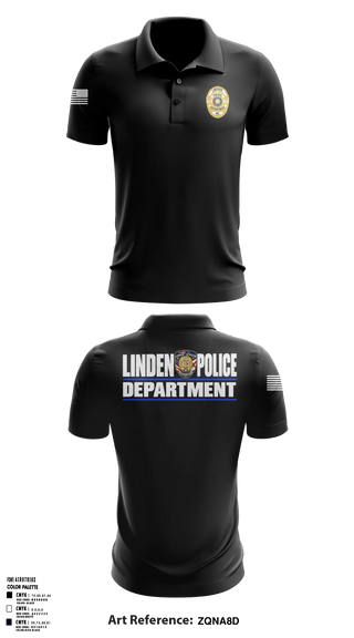 Short Sleeve Performance Polo, Linden police department, Police, Teamtime, Team time, sublimation, custom sports apparel, team uniforms, spirit wear, spiritwear, sports uniforms, custom shirts, team store, custom team store, fundraiser sports, apparel fundraiser