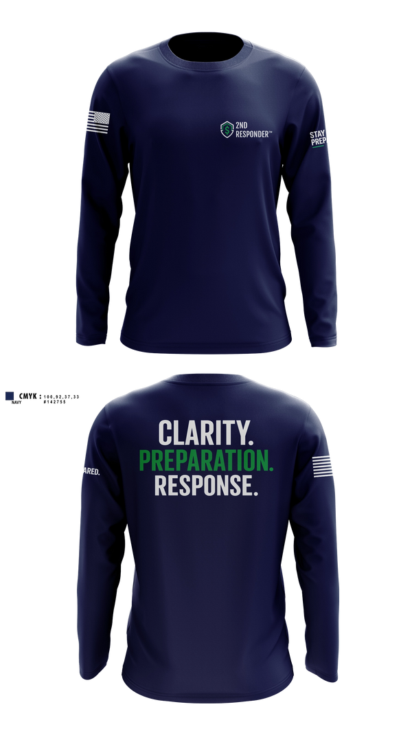 Long Sleeve Performance Shirt, 2ND RESPONDER, , Teamtime, Team time, sublimation, custom sports apparel, team uniforms, spirit wear, spiritwear, sports uniforms, custom shirts, team store, custom team store, fundraiser sports, apparel fundraiser
