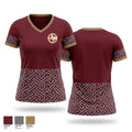 Princeton ISD Marshals Women's Short Sleeve V-neck Shirt - 1