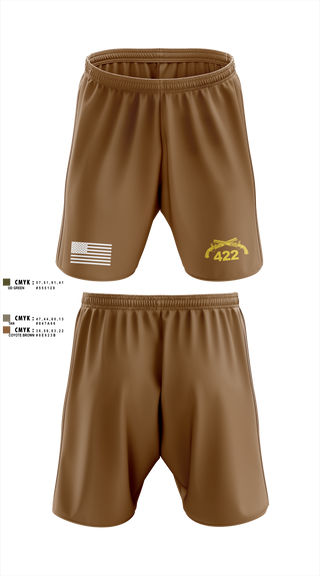 Athletic Shorts With Pockets, 422nd Military Police Company, Army, Teamtime, Team time, sublimation, custom sports apparel, team uniforms, spirit wear, spiritwear, sports uniforms, custom shirts, team store, custom team store, fundraiser sports, apparel fundraiser