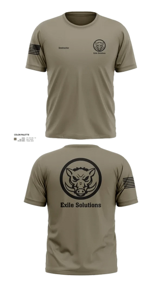 Short Sleeve Performance Shirt, Exile Solutions, Police, Teamtime, Team time, sublimation, custom sports apparel, team uniforms, spirit wear, spiritwear, sports uniforms, custom shirts, team store, custom team store, fundraiser sports, apparel fundraiser