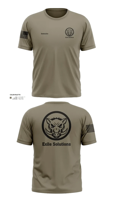 Exile Solutions 72007120 Short Sleeve Performance Shirt - 21