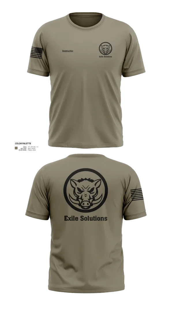 Short Sleeve Performance Shirt, Exile Solutions, Police, Teamtime, Team time, sublimation, custom sports apparel, team uniforms, spirit wear, spiritwear, sports uniforms, custom shirts, team store, custom team store, fundraiser sports, apparel fundraiser