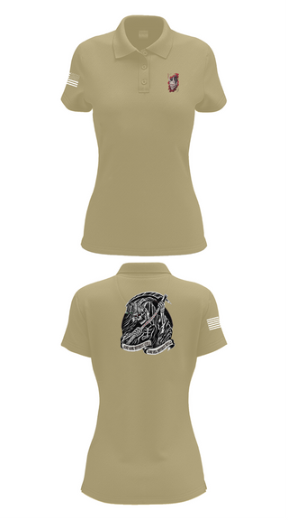 Womens Short Sleeve Performance Polo, , Army, Teamtime, Team time, sublimation, custom sports apparel, team uniforms, spirit wear, spiritwear, sports uniforms, custom shirts, team store, custom team store, fundraiser sports, apparel fundraiser