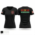 Ridgebury Fire Department 90763461 Women's Short Sleeve V-neck Shirt - 1