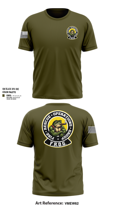 Fire Rescue Operations Group 65022293 Short Sleeve Performance Shirt - 103