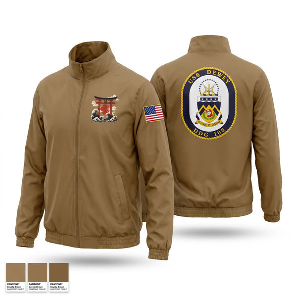 Windbreaker, USS Dewey DDG 105, Navy, Teamtime, Team time, sublimation, custom sports apparel, team uniforms, spirit wear, spiritwear, sports uniforms, custom shirts, team store, custom team store, fundraiser sports, apparel fundraiser