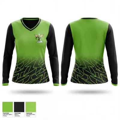 Gremlins 54752426 Women's Long Sleeve V-neck Shirt - 1