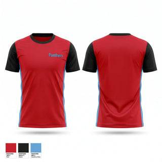 Soft Poly Tee Cotton Like Feel, Panthers, Track & Field, Teamtime, Team time, sublimation, custom sports apparel, team uniforms, spirit wear, spiritwear, sports uniforms, custom shirts, team store, custom team store, fundraiser sports, apparel fundraiser