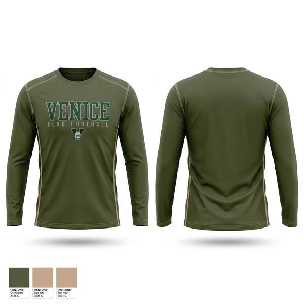 Long Sleeve Performance Shirt, Venice Indians, , Teamtime, Team time, sublimation, custom sports apparel, team uniforms, spirit wear, spiritwear, sports uniforms, custom shirts, team store, custom team store, fundraiser sports, apparel fundraiser