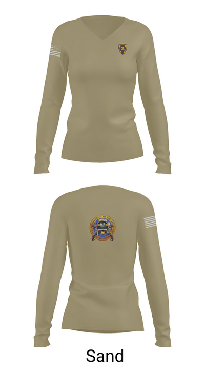186 MPs 10405340 Women's Long Sleeve V-neck Shirt - 92