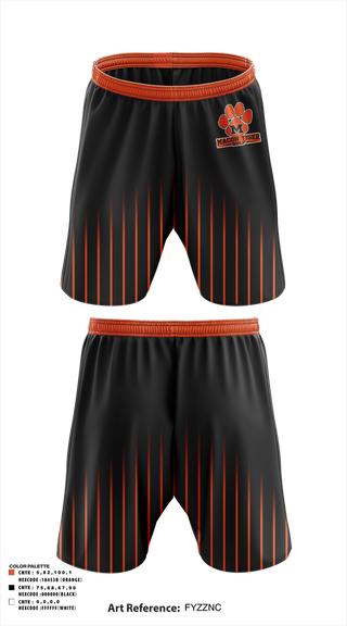 Athletic Shorts With Pockets, Macon Tiger Golf, Golf, Teamtime, Team time, sublimation, custom sports apparel, team uniforms, spirit wear, spiritwear, sports uniforms, custom shirts, team store, custom team store, fundraiser sports, apparel fundraiser