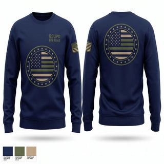 Crew Neck Sweatshirt, BSUPD K9 Unit, Police, Teamtime, Team time, sublimation, custom sports apparel, team uniforms, spirit wear, spiritwear, sports uniforms, custom shirts, team store, custom team store, fundraiser sports, apparel fundraiser