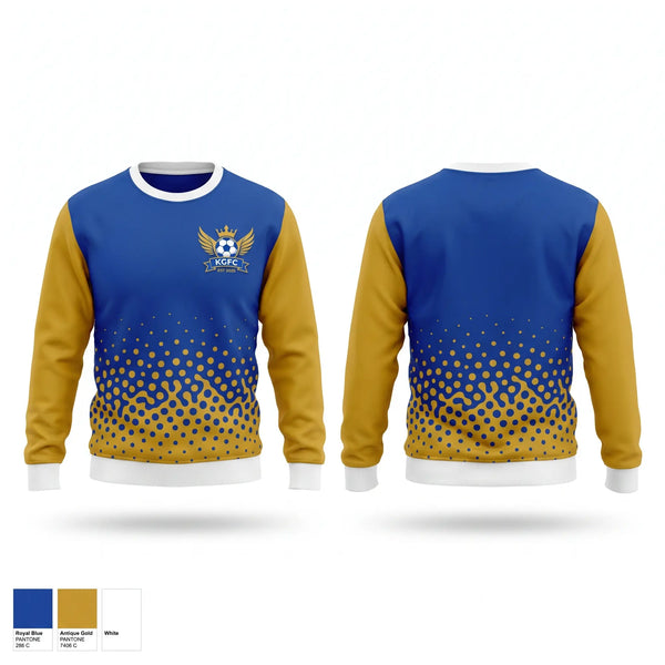 Crew Neck Sweatshirt, King George F.C., Men's Soccer, Teamtime, Team time, sublimation, custom sports apparel, team uniforms, spirit wear, spiritwear, sports uniforms, custom shirts, team store, custom team store, fundraiser sports, apparel fundraiser