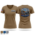 92 MXS Women's Short Sleeve V-neck Shirt - 1