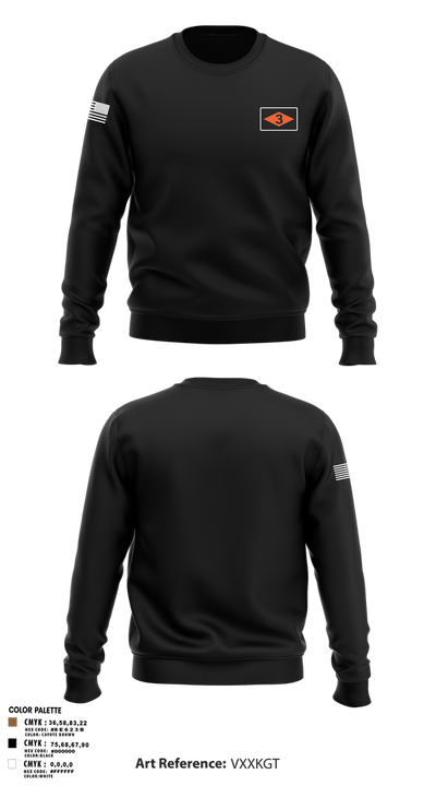 3rd battalion 75th ranger regiment 5032720 Crew Neck Sweatshirt - 6
