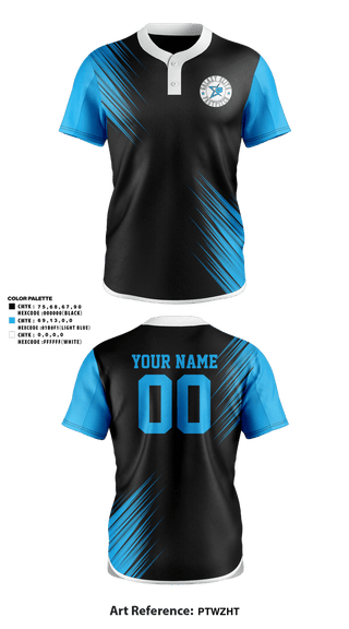 Two Button Softball Jersey, Galaxy Elite, Softball, Teamtime, Team time, sublimation, custom sports apparel, team uniforms, spirit wear, spiritwear, sports uniforms, custom shirts, team store, custom team store, fundraiser sports, apparel fundraiser