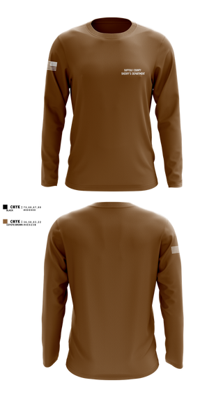 Long Sleeve Performance Shirt, Suffolk County Sheriff’s Department, , Teamtime, Team time, sublimation, custom sports apparel, team uniforms, spirit wear, spiritwear, sports uniforms, custom shirts, team store, custom team store, fundraiser sports, apparel fundraiser