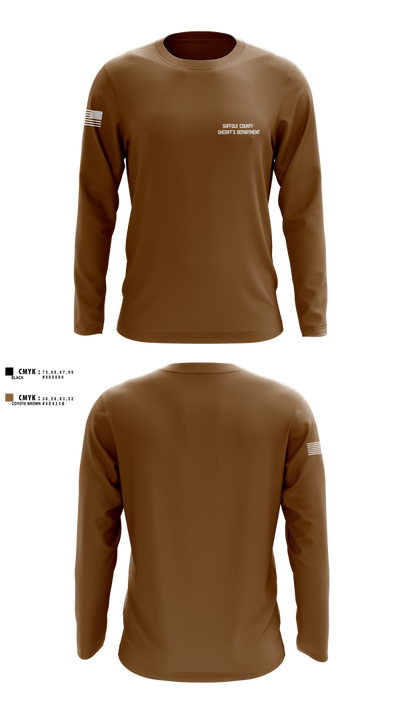 Suffolk County Sheriff’s Department 48023701 Long Sleeve Performance Shirt 1