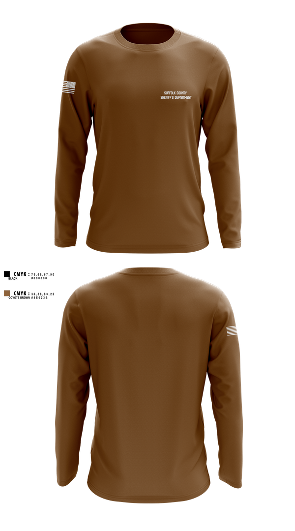 Long Sleeve Performance Shirt, Suffolk County Sheriff’s Department, , Teamtime, Team time, sublimation, custom sports apparel, team uniforms, spirit wear, spiritwear, sports uniforms, custom shirts, team store, custom team store, fundraiser sports, apparel fundraiser
