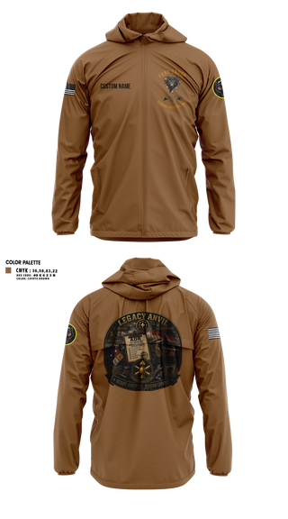Windbreaker, Legacy 3/2 Fury Troop, Army, Teamtime, Team time, sublimation, custom sports apparel, team uniforms, spirit wear, spiritwear, sports uniforms, custom shirts, team store, custom team store, fundraiser sports, apparel fundraiser