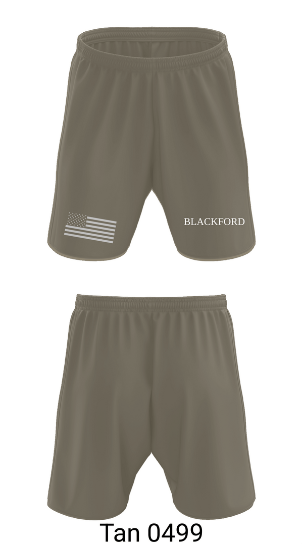 Athletic Shorts With Pockets, BLACKFORD, Army, Teamtime, Team time, sublimation, custom sports apparel, team uniforms, spirit wear, spiritwear, sports uniforms, custom shirts, team store, custom team store, fundraiser sports, apparel fundraiser