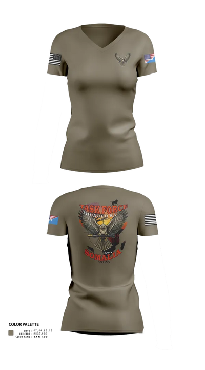 TFThunderHawk 84316373 Women's Short Sleeve V-neck Shirt - 23