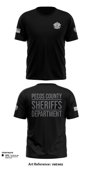 Short Sleeve Performance Shirt, Pecos County Sheriff’s Office, Police, Teamtime, Team time, sublimation, custom sports apparel, team uniforms, spirit wear, spiritwear, sports uniforms, custom shirts, team store, custom team store, fundraiser sports, apparel fundraiser