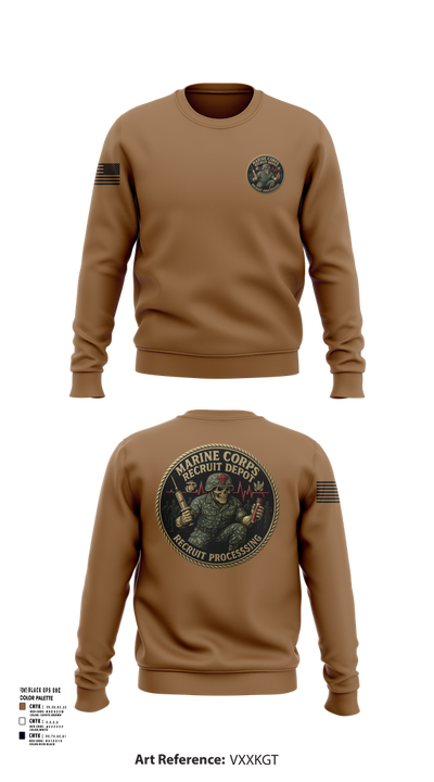 Recruit Processing 31438936 Crew Neck Sweatshirt - 1