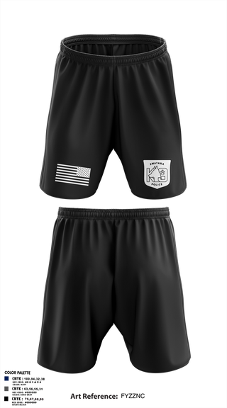 Athletic Shorts With Pockets, Swatara K9, Police, Teamtime, Team time, sublimation, custom sports apparel, team uniforms, spirit wear, spiritwear, sports uniforms, custom shirts, team store, custom team store, fundraiser sports, apparel fundraiser
