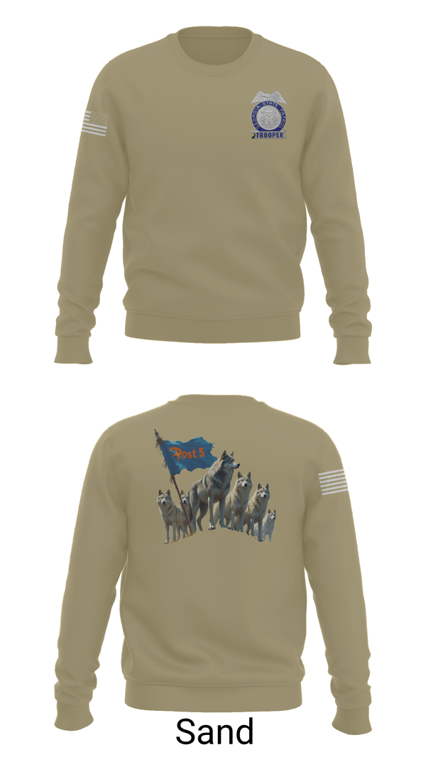 Crew Neck Sweatshirt, GSP POST 5 DALTON, Police, Teamtime, Team time, sublimation, custom sports apparel, team uniforms, spirit wear, spiritwear, sports uniforms, custom shirts, team store, custom team store, fundraiser sports, apparel fundraiser