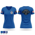 Cape Cod Regional Law Enforcement Motor Unit 77253038 Women's Short Sleeve V-neck Shirt - 1