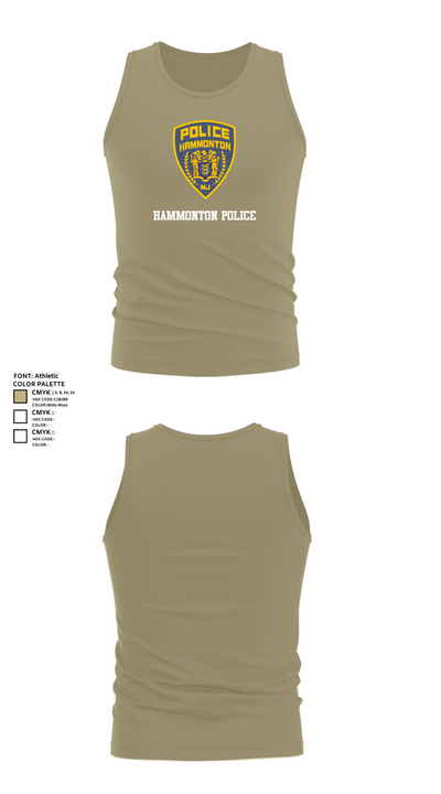 Hammonton Police 88438109 Tank Top - 94