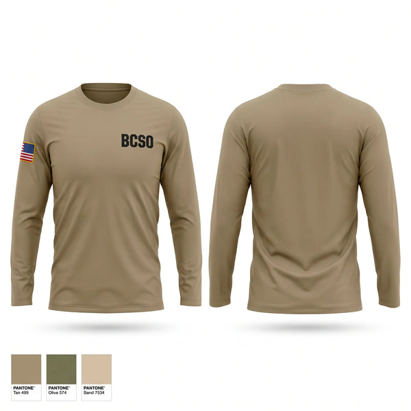 Long Sleeve Performance Shirt, BCSO, Police, Teamtime, Team time, sublimation, custom sports apparel, team uniforms, spirit wear, spiritwear, sports uniforms, custom shirts, team store, custom team store, fundraiser sports, apparel fundraiser