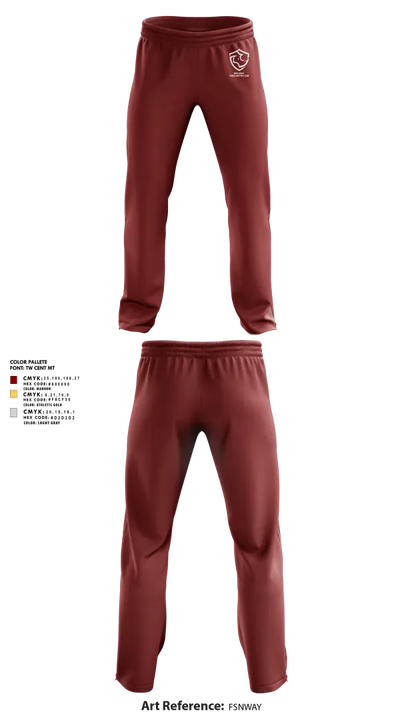 Iron Spikes Track and Field Club 9344658 Sweatpants - 1