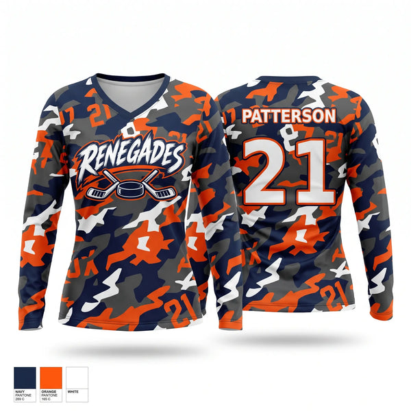 Renegades Women's Short Sleeve V-neck Shirt - 1