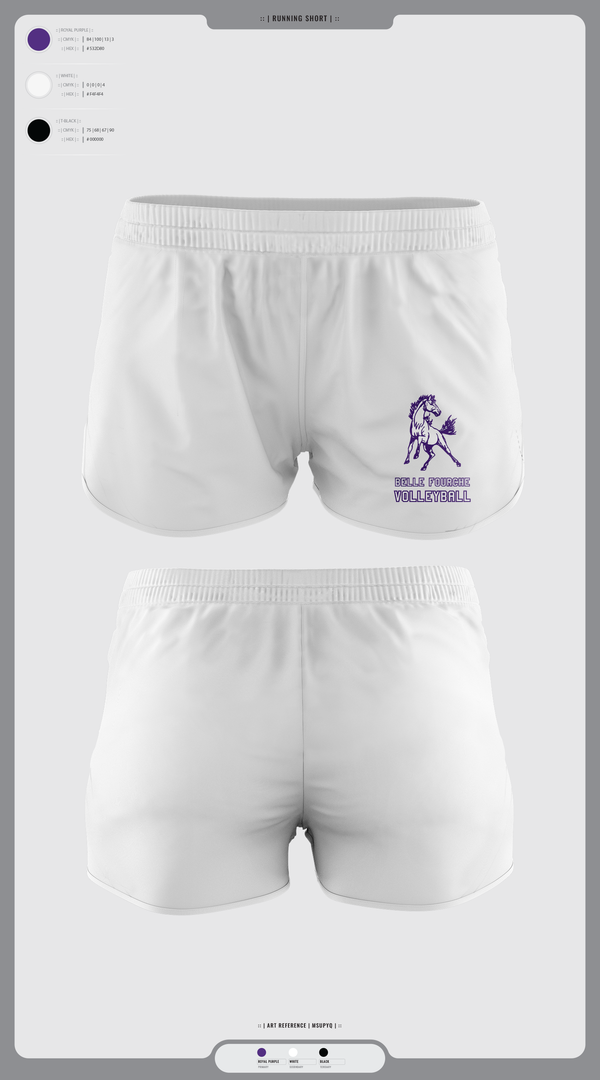 Womens Shorts, Belle Fourche Volleyball, Women's Volleyball, Teamtime, Team time, sublimation, custom sports apparel, team uniforms, spirit wear, spiritwear, sports uniforms, custom shirts, team store, custom team store, fundraiser sports, apparel fundraiser